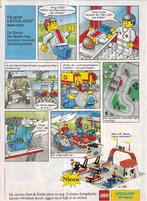 Retro reclame 1987 Lego Miniland start en finish autoraces, Overige typen, Ophalen of Verzenden