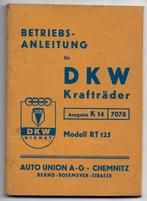 DKW RT125 handleiding Betriebsanleitung 1940 (dkw16), Motoren, Handleidingen en Instructieboekjes, Ophalen of Verzenden, Overige merken