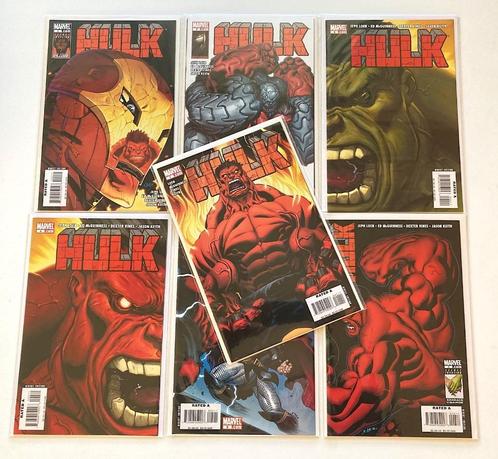 Hulk #1-6 + Variant #4 Jeff Loeb, Red Hulk (2008), Boeken, Strips | Comics, Nieuw, Meerdere comics, Amerika, Ophalen