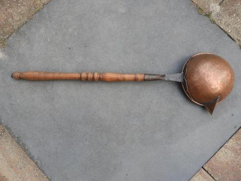 koperen soep lepel,     XXL maat, Antiek en Kunst, Antiek | Koper en Brons, Koper, Ophalen of Verzenden