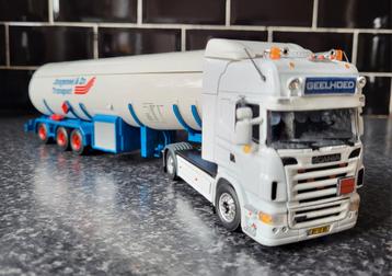 Scania R500 GEELHOED met gastankoplegger Jongeneel & Zn beschikbaar voor biedingen