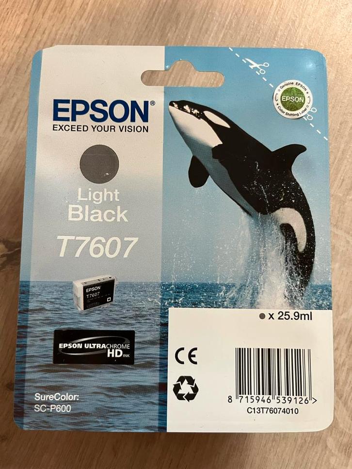 Epson SC-P600 Inkt Cartridges, Computers en Software, Printerbenodigdheden, Nieuw, Cartridge, Ophalen of Verzenden