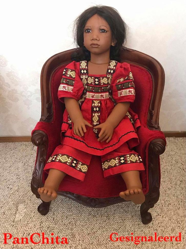 Anette himstedt pop genaamd PANCHITA, Verzamelen, Poppen, Pop, Ophalen