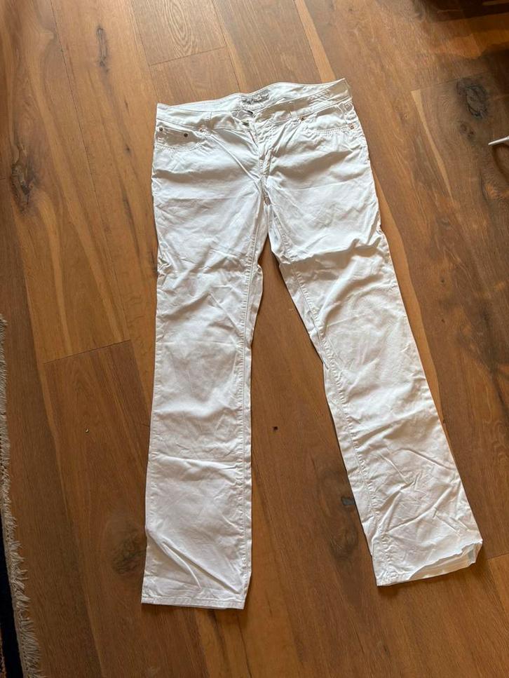 Zgan ** Jacob Cohen ** witte heans mt 32, Kleding | Dames, Broeken en Pantalons, Zo goed als nieuw, Wit, Lang, Ophalen of Verzenden
