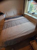 Bed, Huis en Inrichting, Ophalen, Wit, 140 cm, Zo goed als nieuw