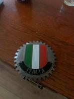 Oud grill embleem met italiaanse vlag, Ophalen of Verzenden, Gebruikt, Auto's