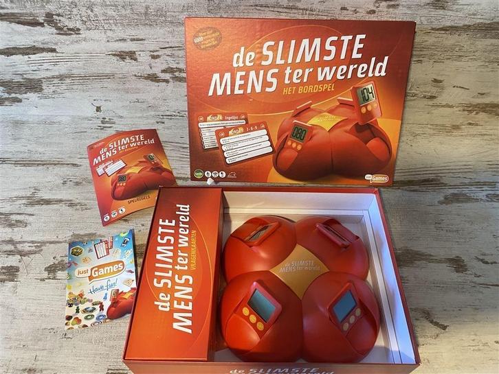 de slimste mens te wereld het bordspel [s656], Hobby en Vrije tijd, Gezelschapsspellen | Bordspellen, Zo goed als nieuw, Ophalen of Verzenden