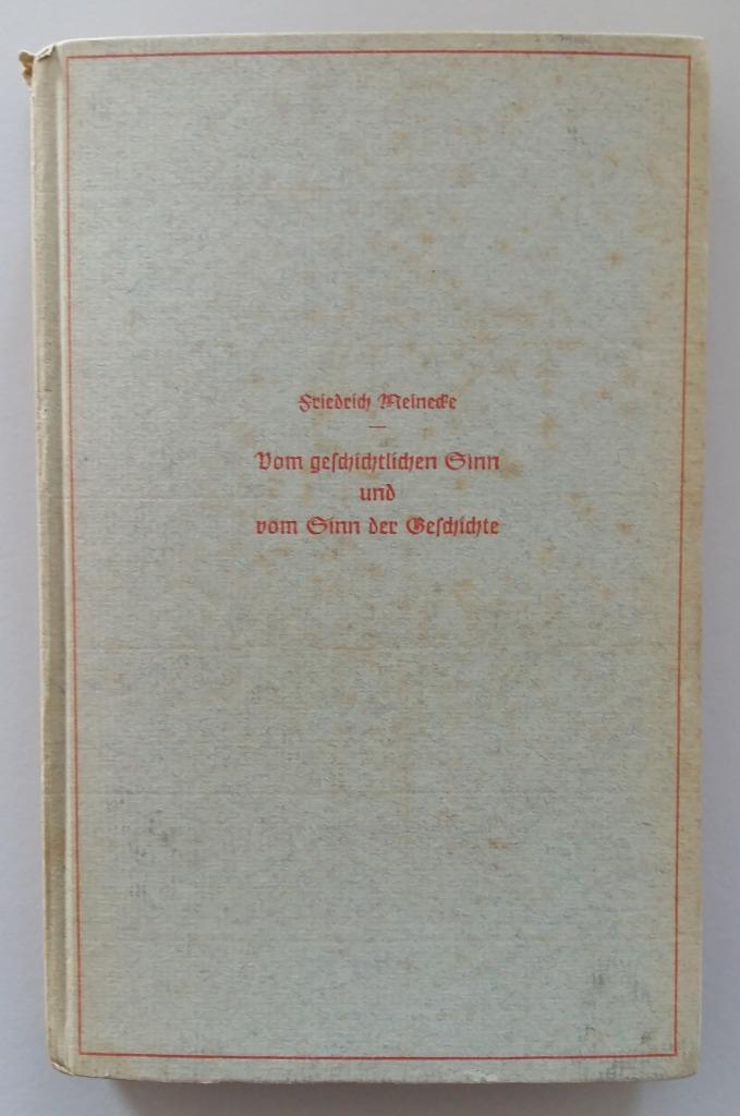 Vom geschichtlichen Sinn und vom Sinn der Geschichte, Boeken, Geschiedenis | Wereld, Gelezen, Europa, Ophalen of Verzenden