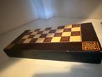 Schaakbord/Backgammon Bord - Houten Reisspel, Hobby en Vrije tijd, Gezelschapsspellen | Bordspellen, Een of twee spelers, Ophalen of Verzenden
