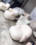Fluffy teddy fauteuils/stoeltjes/loveseats, Huis en Inrichting, Ophalen, 75 tot 100 cm, 75 tot 100 cm, Hout