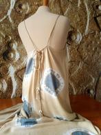 💖 Shibori Ibiza stijl viscose zomer jurk M/L, Nieuw, Ophalen of Verzenden, Onder de knie