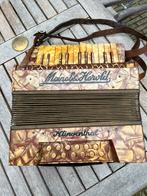 Oude kleine accordeon Meinel & Herold Klingenthal, Overige merken, Met riemen, Geen, Geen