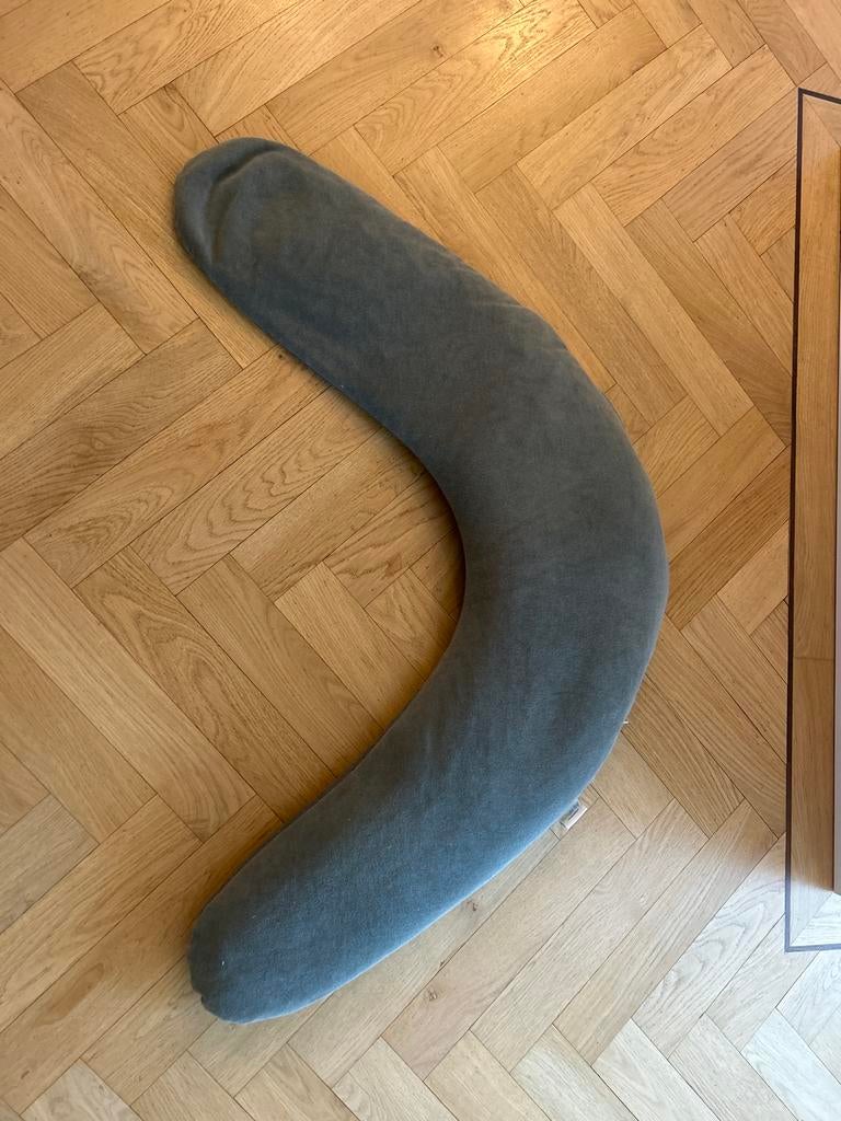 Delta Baby Zwangerschapskussen - Grijs, Ophalen of Verzenden, Gebruikt, Voedingskussen