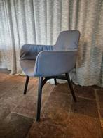 Eettafelstoel Freifrau Leya High - 4 stuks, Ophalen, Zo goed als nieuw, Blauw, Stof