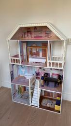 Mooi poppenhuis met meubels Kidkraft kid kraft poppen huis, Kinderen en Baby's, Ophalen, Gebruikt, Poppenhuis
