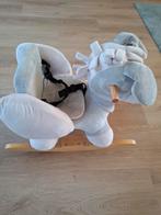 Hobbelpaard Ezel Nieuw Grijs/Roze  merk Nattou, Ophalen of Verzenden