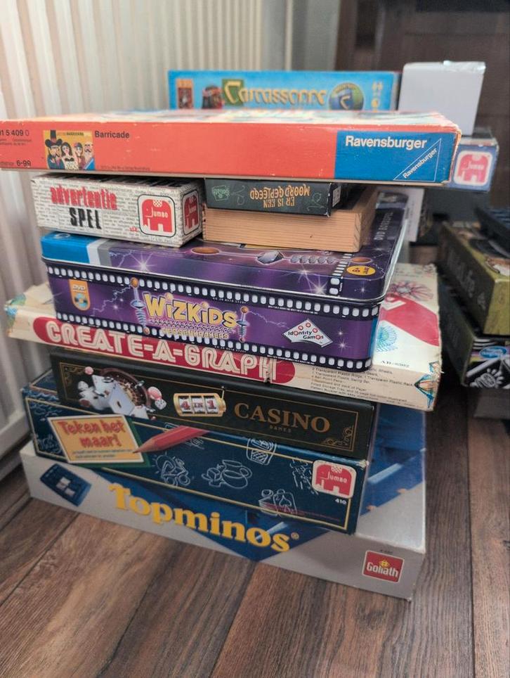 Grote Partij Gezelschapsspellen, Hobby en Vrije tijd, Gezelschapsspellen | Bordspellen, Gebruikt, Een of twee spelers, Drie of vier spelers