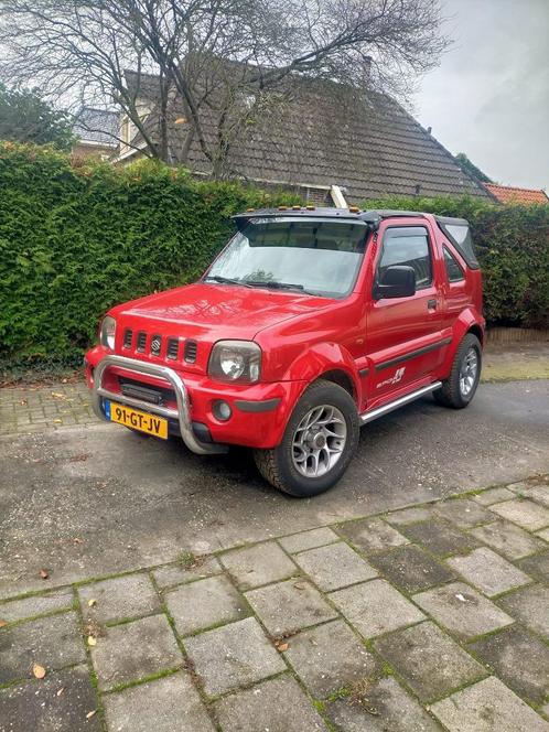 Suzuki Jimny 1.3 Cabrio 4WD 2001 Rood  5950 euro!!!, Auto's, Suzuki, Bedrijf, Jimny, Centrale vergrendeling, Elektrische ramen