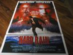 mooie film poster jr 90 Hard Rain  met Morgan Freeman, Verzenden, Zo goed als nieuw, A1 t/m A3, Film en Tv