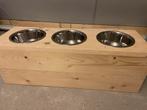 Hondenvoerbak steigerhout te koop., Dieren en Toebehoren, Ophalen, Nieuw