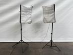 2x Bresser 45W daglicht studiolampen met statief & softbox, Ophalen, Zo goed als nieuw, Lamp of Flitsset