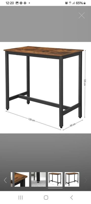Bartafel beschikbaar voor biedingen