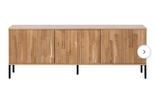Eiken TV meubel WOOOD - 150cm, Huis en Inrichting, Kasten | Dressoirs, Gebruikt, 150 tot 200 cm, 25 tot 50 cm, Met deur(en), Eikenhout