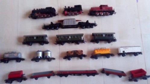 Marklin 3 locomotieven 14 wagons en M rails, Hobby en Vrije tijd, Modeltreinen | H0, Gebruikt, Treinset, Wisselstroom, Märklin