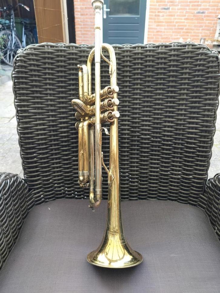 Vintage Elkhart 37B Trompet – Built by Buescher (ca. 1950, U, Muziek en Instrumenten, Blaasinstrumenten | Trompetten, Gebruikt