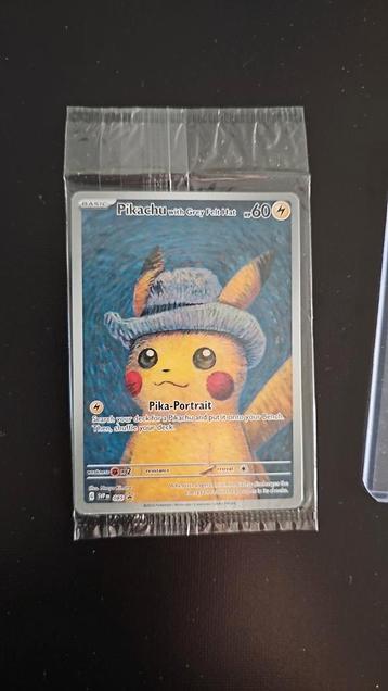 Pikachu with Grey Felt Hat Van Gogh - in seal beschikbaar voor biedingen
