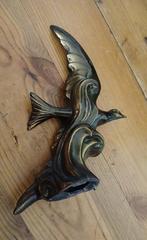 Bronzen ornament vogel van een art deco klok afkomstig, Ophalen of Verzenden, Brons