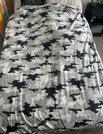 Zgan grijs camouflageprint dekbedovertrek 140x200, Eenpersoons, Dekbedovertrek, Ophalen of Verzenden, Zo goed als nieuw