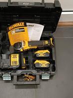 DEWALT slijptol in Nieuwstaat met twee accu's 5AH, Ophalen of Verzenden, Zo goed als nieuw, 1000 watt of meer, Haakse handslijpmachine