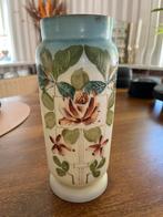 Antieke vintage glazen vaas, Ophalen of Verzenden