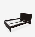 Malm bed zwartbruin 140x200cm, Ophalen, Gebruikt, Zwart, Tweepersoons