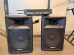 HQ speakerset 1000W samen + versterker, Muziek en Instrumenten, Versterkers | Keyboard, Monitor en PA, Ophalen, Zo goed als nieuw