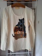 EAN 13 t-shirt met zwarte panter en schatkist, Ophalen of Verzenden, Zo goed als nieuw, Zwart, Lange mouw