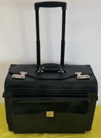 Luxe Handbagage Pilotenkoffer Business Trolley  Zwart met, Ophalen of Verzenden, Zo goed als nieuw, Minder dan 50 cm