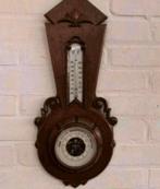 Barometer mooie eiken oude antieke barometer, Ophalen of Verzenden