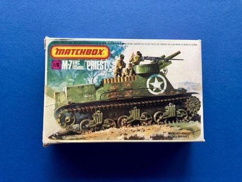 Matchbox	pk-89	M-7 HMC 105mm/"Priest"	1/76	Vintage, Hobby en Vrije tijd, Modelbouw | Auto's en Voertuigen, Nieuw, 1:50 of kleiner