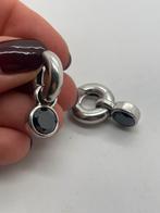 A289 Prachtige zilveren Ti Sento oorbellen, Sieraden, Tassen en Uiterlijk, Oorbellen, Hangers, Ophalen of Verzenden, X, Met edelsteen
