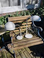 2 x witte bureaulamp Hala Vrieland vintage, Ophalen of Verzenden, Zo goed als nieuw, Minder dan 50 cm