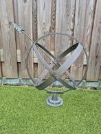 Fraaie Koperen Zonnewijzer, Tuin en Terras, Zonnewijzers, Ophalen of Verzenden