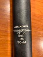 Zadelpen aluminium zwart 27.2 / 30.4 / 31.6 x 350mm NIEUW!, Fietsen en Brommers, Fietsonderdelen, Ophalen of Verzenden, Nieuw