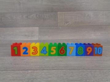duplo cijfers getallen 1 tot en met 10 beschikbaar voor biedingen