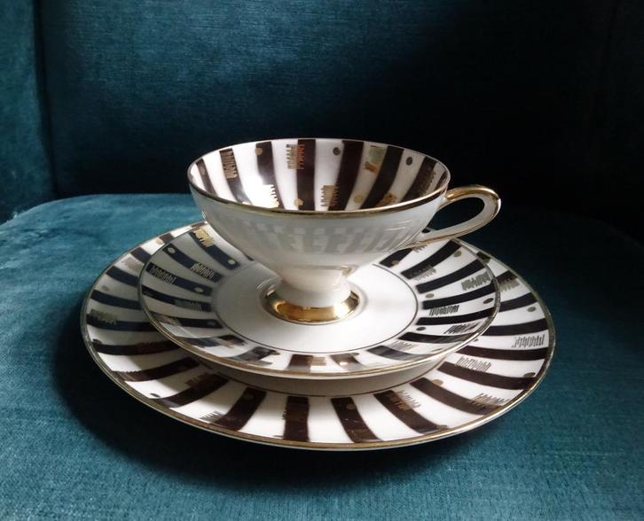 Winterling Bavaria Roslau: porselein dejeuneetje, Antiek en Kunst, Antiek | Servies los, Ophalen of Verzenden