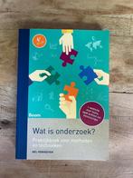 (Studie)boek: Wat is onderzoek?, Boom, Zo goed als nieuw, Beta, HBO
