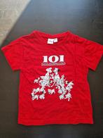 tshirt met korte mouw - rood - 101 dalmatiers - maat 98/104, Disney, Jongen of Meisje, Ophalen of Verzenden, Zo goed als nieuw