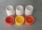 Tupperware eierdopjes retro, Huis en Inrichting, Keuken | Tupperware, Ophalen of Verzenden, Zo goed als nieuw, Crème, Overige typen
