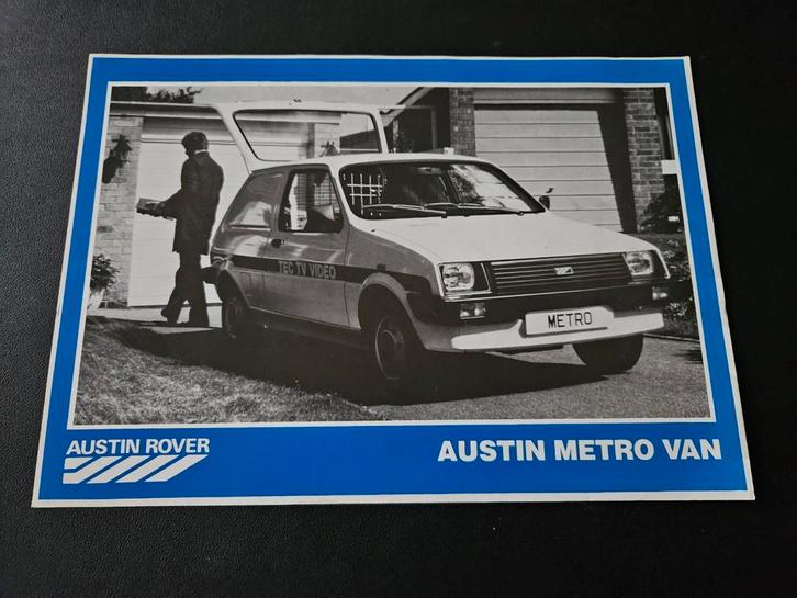 Leaflet Austin Metro Van, Boeken, Auto's | Folders en Tijdschriften, Zo goed als nieuw, Overige merken, Ophalen of Verzenden
